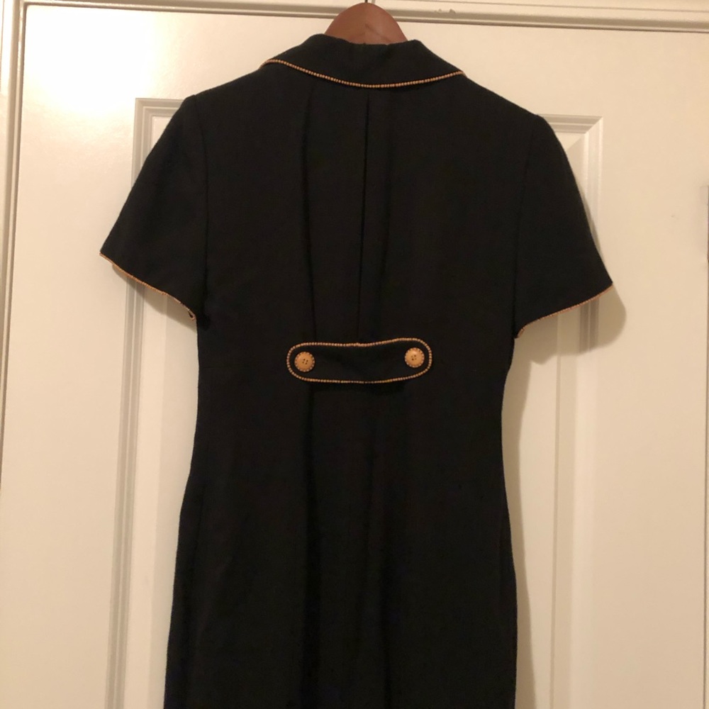 Maggy London Dress Juniors Size 13 Black Button - Picture 8 of 8